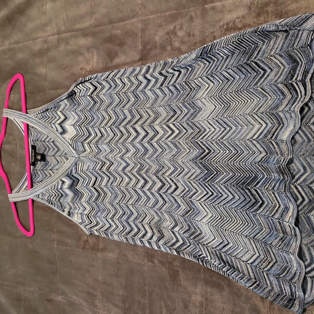 Blue Sleeveless Top